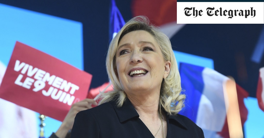 Marine Le Pen ‘would win majority’ if French election was held now